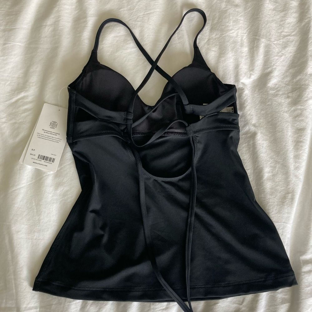 ATHLETA Black Triangle Tankini A-C Size SP NWT - Picture 5 of 7